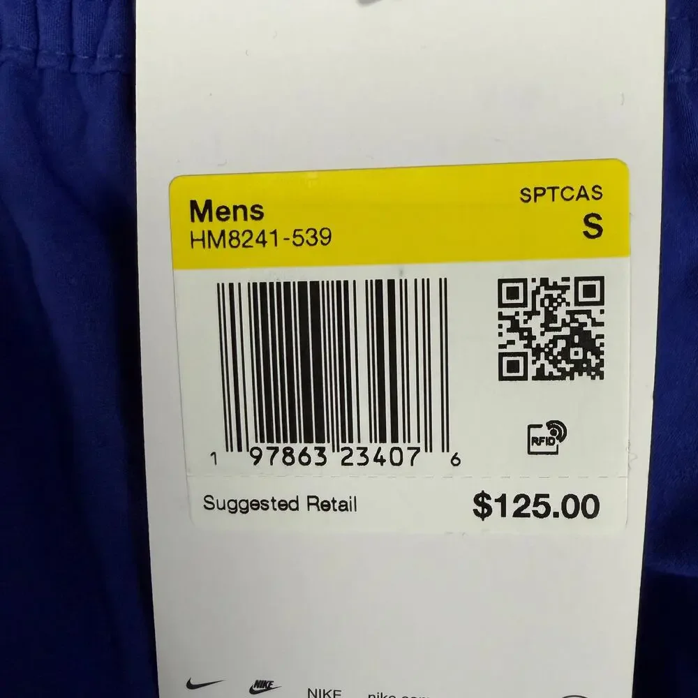 Nike Tech Woven Tapered Track Pants Bottoms Blue Men's Size Small HM8241-539